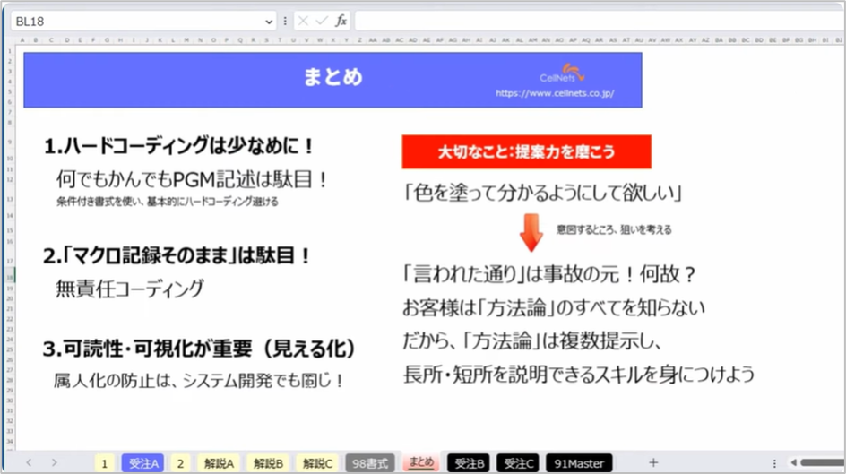 セルネッツ：VBA開発で品質を左右する条件付き書式の使い方