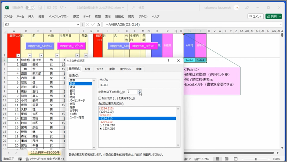 セルネッツ：時間の計測2つの方法